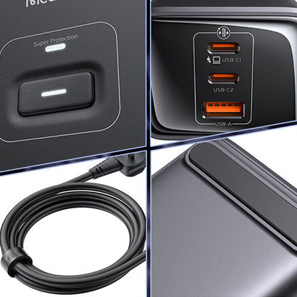 30W Fast-Charging Desktop Power Strip for Home Use
