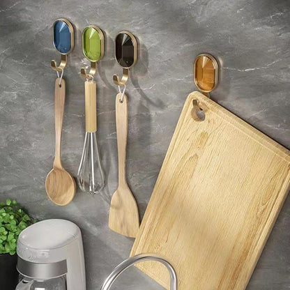 5PCS Luxury Heavy Duty Punch-Free Adhesive Hooks