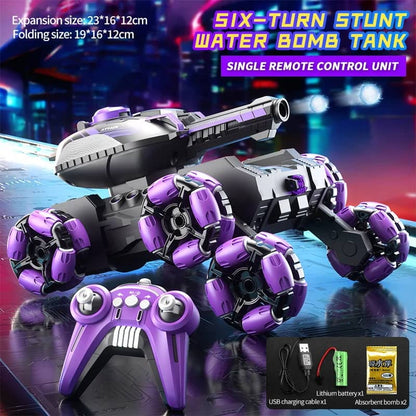 🏎️🔥Remote Control Six-Wheel Tank