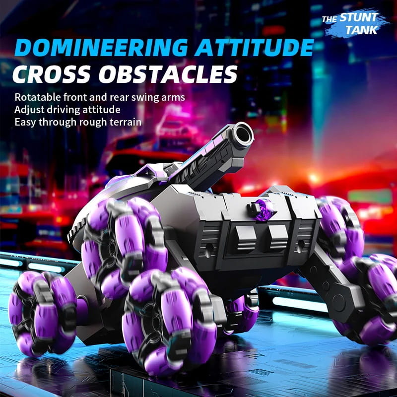 🏎️🔥Remote Control Six-Wheel Tank