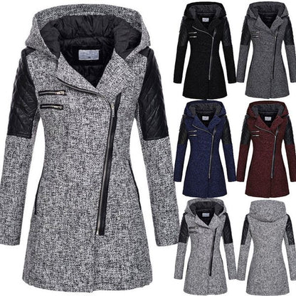 ❄️Winter Specials❄️Women's Winter Warm Slant Zipper Jackets