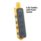 2500W Child-Safe Power Strip Without Cord