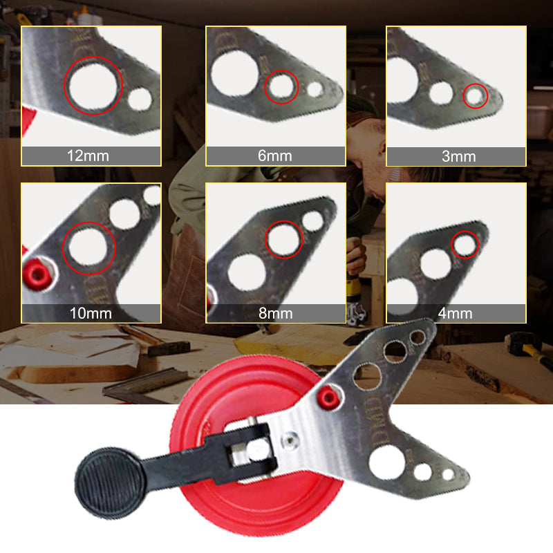 💥Glass Hole Centering Locator Kit Suction Holder