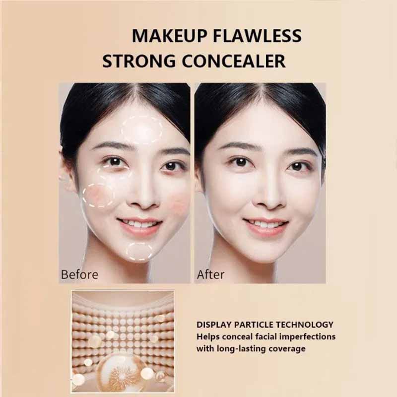 💖2-in-1 Double Layer Powder Foundation & Cushion Foundation