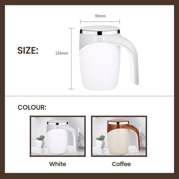 Automatic Magnetic Stirring Coffee Mug