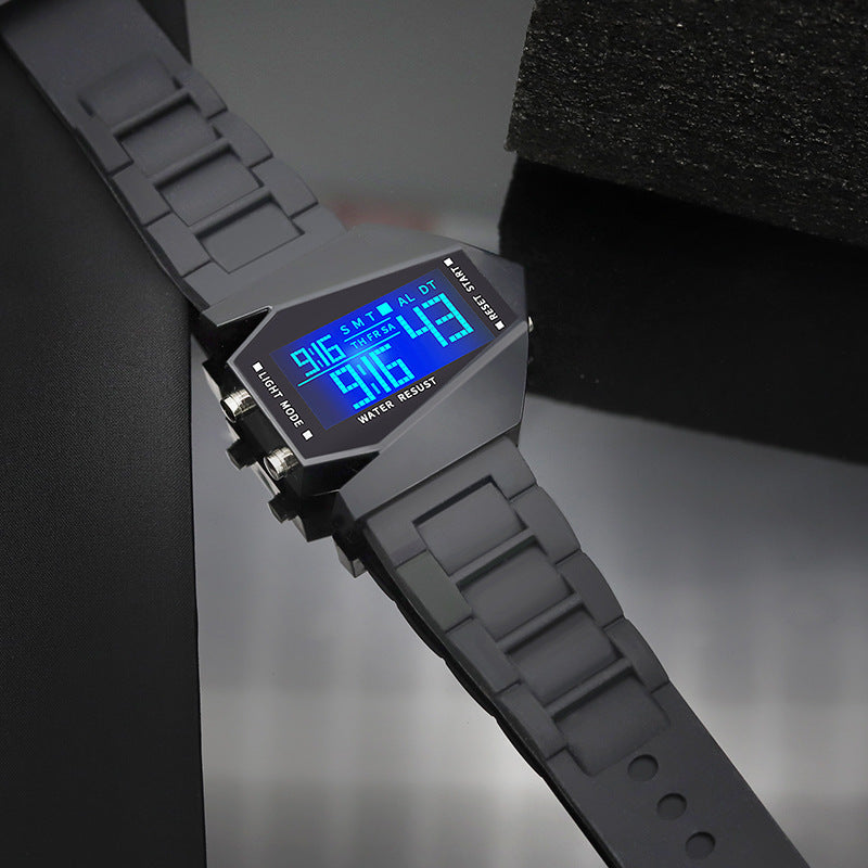 ⌚Creative luminous aeroplane shape LED watch