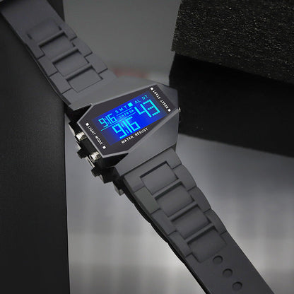 ⌚Creative luminous aeroplane shape LED watch