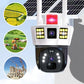 🎦360° Smart Solar Surveillance Camera with Three-screen Monitoring✨