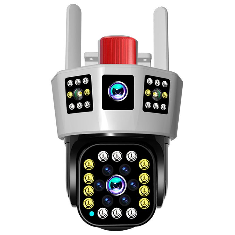 🎦360° Smart Solar Surveillance Camera with Three-screen Monitoring✨
