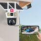 🎦360° Smart Solar Surveillance Camera with Three-screen Monitoring✨