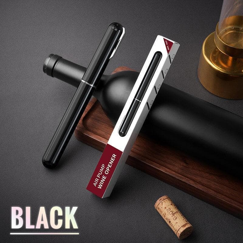 Air Pump Wine Bottle Opener - Quick Cork Removal Tool with Safety Pressure Release