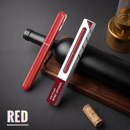 Air Pump Wine Bottle Opener - Quick Cork Removal Tool with Safety Pressure Release