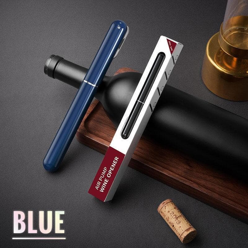 Air Pump Wine Bottle Opener - Quick Cork Removal Tool with Safety Pressure Release
