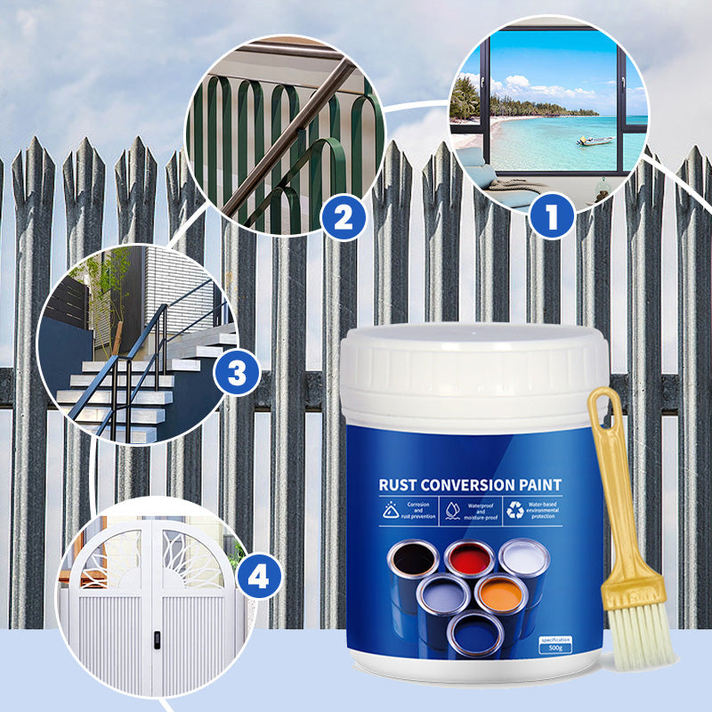 🔥Weatherproof Rust Converter Paint for Metal