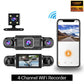 ✨Driving Security✨4-Channel 1080P Car Recorder