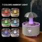 🌈💧7-Color Rotating Raindrop Aromatherapy Humidifier💧🌈 Soothing Mist & Sleep-Enhancing Light Show – Create a Relaxing, Dreamy Home Atmosphere! ✨😴