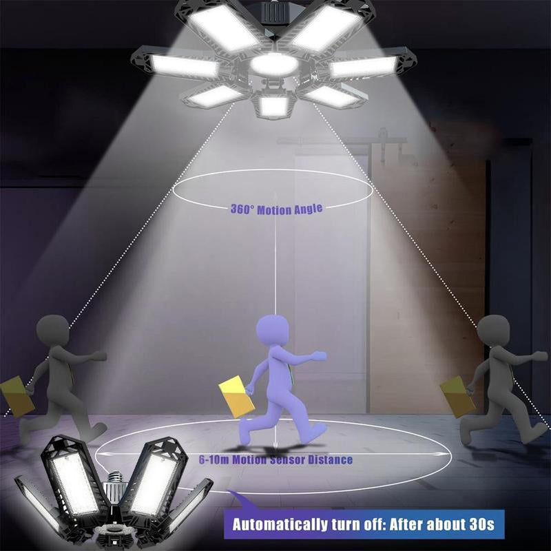 Shadowless all-round lighting LED garage light