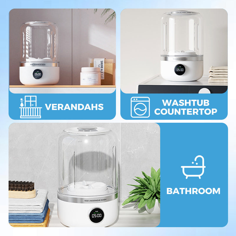 💥Portable Rechargeable Mini Washing Machine for Underwear