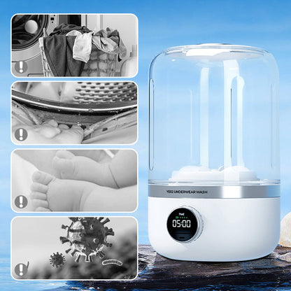 💥Portable Rechargeable Mini Washing Machine for Underwear