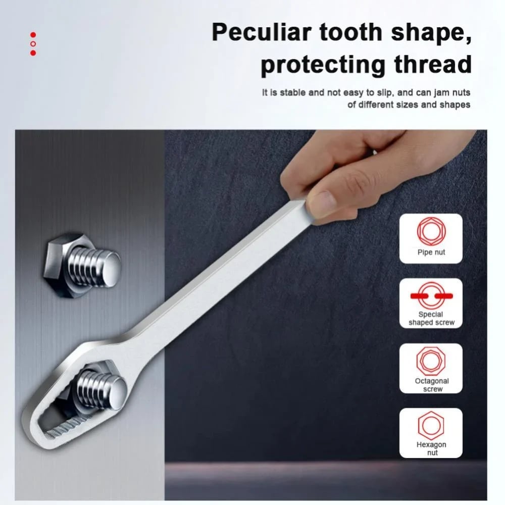 8-22mm Multifunctional Double-ended Plum Wrench