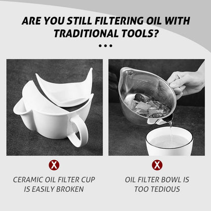 🥄 LIMITED-TIME 49% OFF! 🍳 Oil Separator Ladle – Grease Remover, Strainer & Kitchen Essential – Dual-Use Stainless Steel Design with Patented Bypass Spout ✨