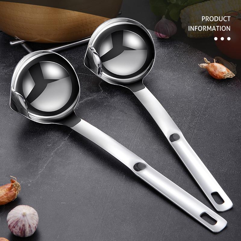 🥄 LIMITED-TIME 49% OFF! 🍳 Oil Separator Ladle – Grease Remover, Strainer & Kitchen Essential – Dual-Use Stainless Steel Design with Patented Bypass Spout ✨