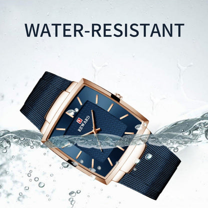 🔥2025 Hot Sale🔥Men’s Ultra-thin Square Mesh Belt Quartz Watch