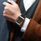 🔥2025 Hot Sale🔥Men’s Ultra-thin Square Mesh Belt Quartz Watch