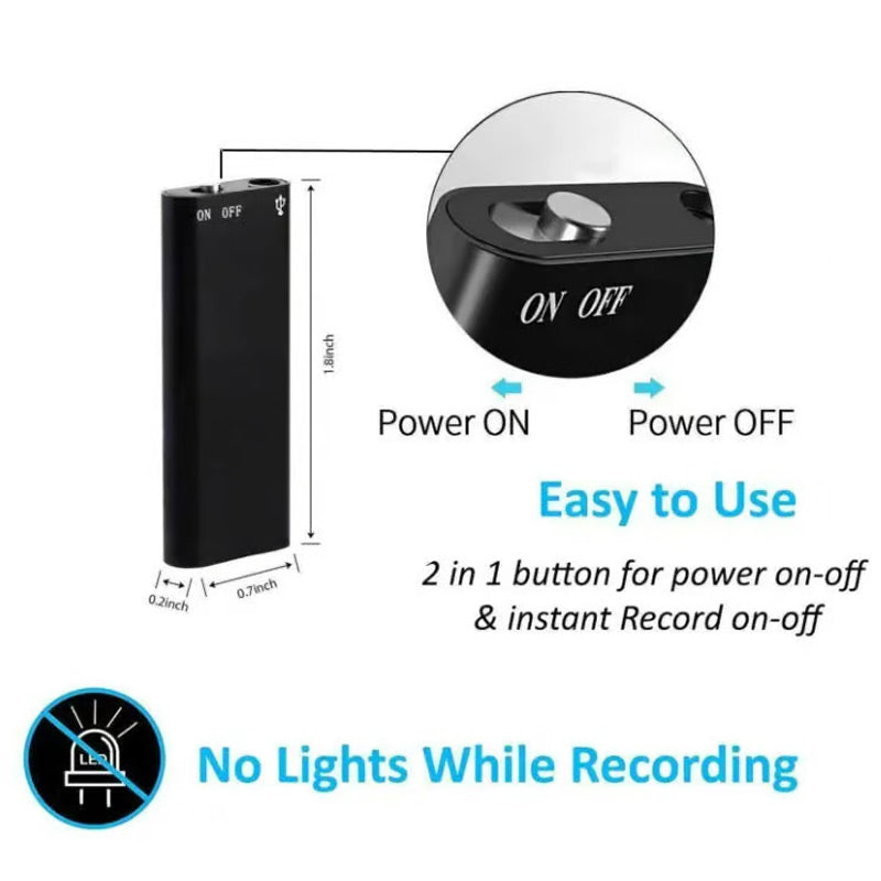 ⏳Time-Limited Special⏰ Mini Digital Audio Voice Recorder Pen – Dictaphone, Clear Sound & Portable for Meetings/Lectures ✨📦