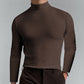 ⏰Mens High Neck Slim Fit Long Sleeve T-shirt