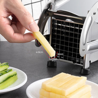 🎁2026 New Arrivals 50% OFF💥Stainless Steel Potato & Vegetable Slicer | Strong Suction Base, One-Hand Operation ✨