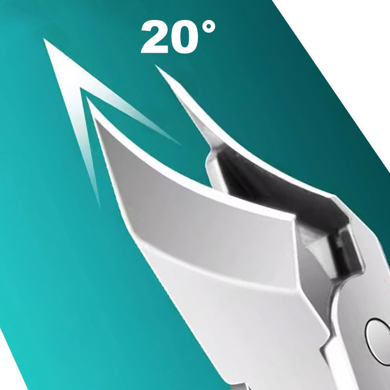 🔥2026 Hot Sale🔥Anti-Splash 25° Slant Edge Nail Clipper 3-Piece Set