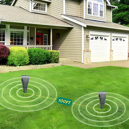 🔥Solar Powered Waterproof Screw Mole Repellent