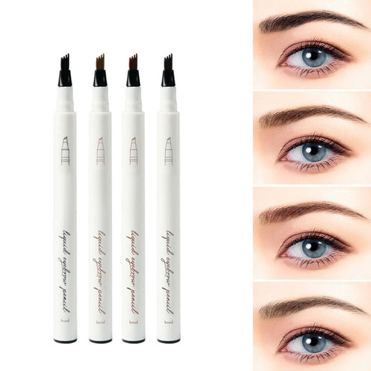 🔥🥳2026 HOT SALE⚡Microblading Four-fork Liquid Eyebrow Pencil🖊️🥳💞50K+ SOLD!🖊️ 🎁