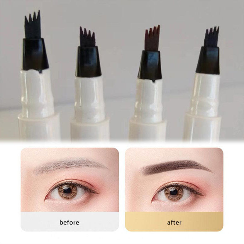 🔥🥳2026 HOT SALE⚡Microblading Four-fork Liquid Eyebrow Pencil🖊️🥳💞50K+ SOLD!🖊️ 🎁