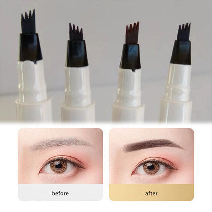 🔥🥳2026 HOT SALE⚡Microblading Four-fork Liquid Eyebrow Pencil🖊️🥳💞50K+ SOLD!🖊️ 🎁