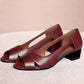 Women's Elegant Peep-Toe Block Heel Sandals