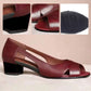 Women's Elegant Peep-Toe Block Heel Sandals