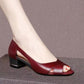 Women's Elegant Peep-Toe Block Heel Sandals
