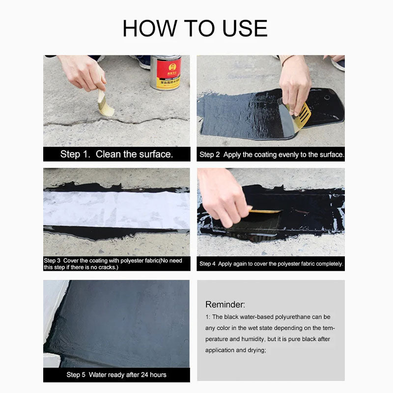 🍃✨🔰Polyurethane Waterproofing and leak repair Eco-friendly coating