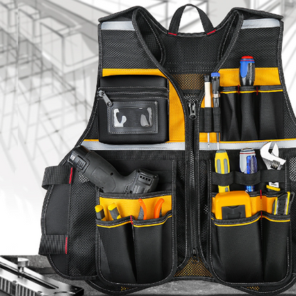 ⚡Adjustable Lightweight Construction Work Tool Vest