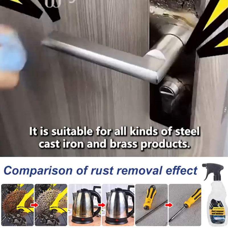 ⚙️Industrial-Strength Rust Remover: Strips & Protects💥Concentrated Formula, All-in-One🛡️