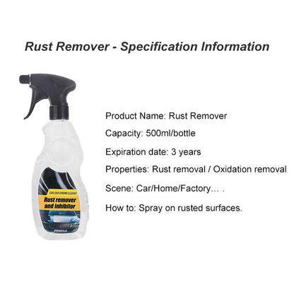 ⚙️Industrial-Strength Rust Remover: Strips & Protects💥Concentrated Formula, All-in-One🛡️