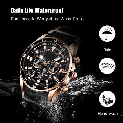 💎Men's Waterproof Multifunctional Quartz Watch