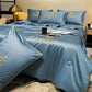 ⏳Time-limited Special🍃Summer simple ice silk bed four-piece set🛏️