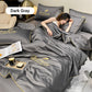 ⏳Time-limited Special🍃Summer simple ice silk bed four-piece set🛏️