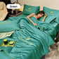 ⏳Time-limited Special🍃Summer simple ice silk bed four-piece set🛏️