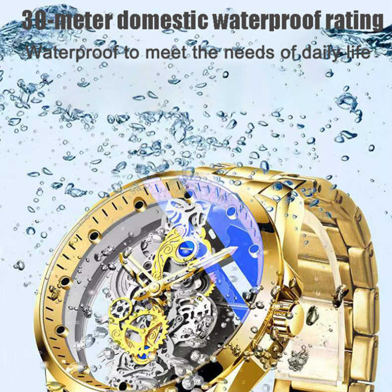 🔥⏳Limited-Time 50% OFF!⌚ Double-Sided Skeleton Tourbillon-Style Watch✨
