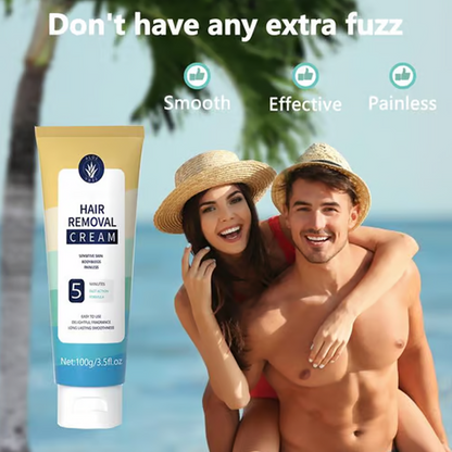 🔥Painless Full Body Hair Removal Cream for Men & Women– Skin-friendly for all areas🌿⏳Limited time 50% off⏳