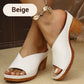 🌸Summer Hot Sale 50%OFF🌸Chunky Heel Slip-on Platform Sandals